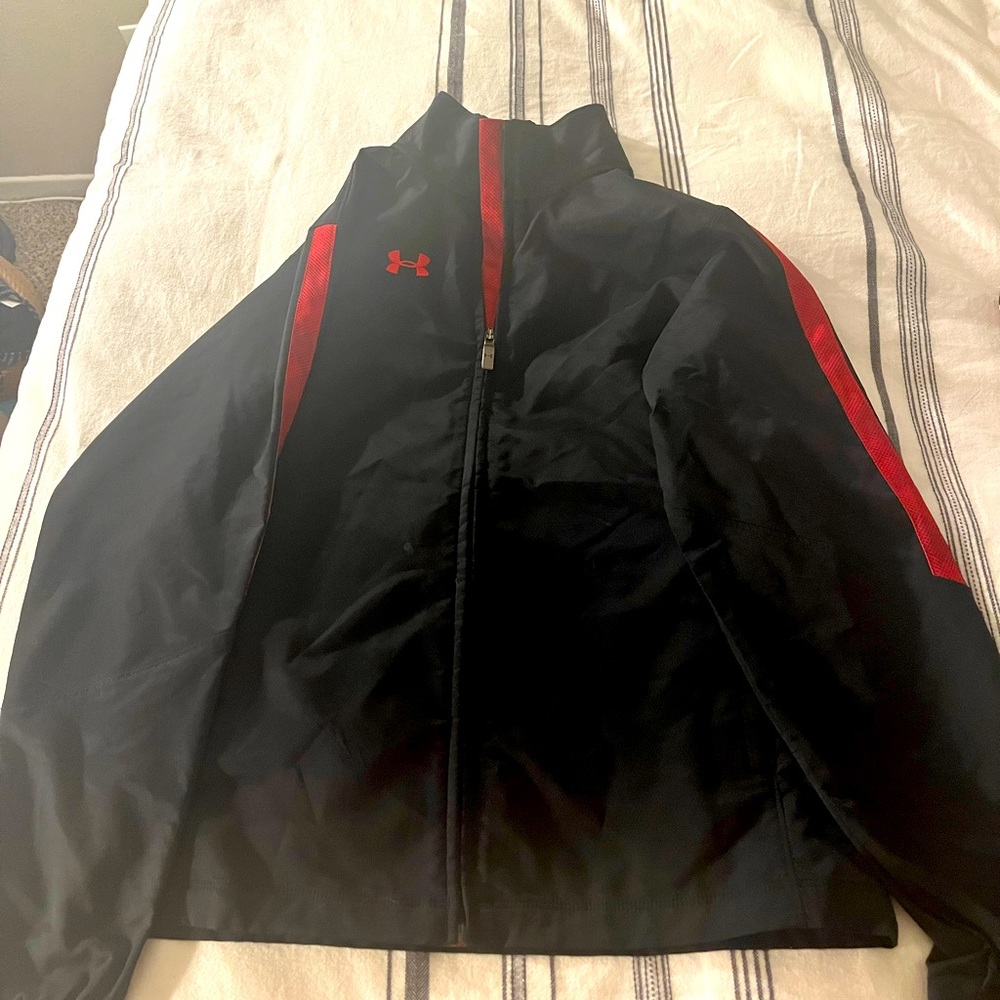 Black Under Armour shell jacket